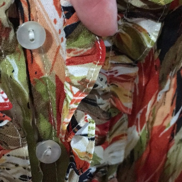 10$ when added to bundle Blouse BLOW OUT SALE, peplum, fall colours US6 - Picture 5 of 7